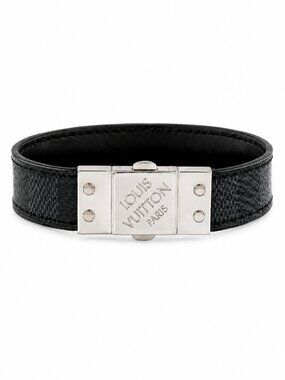 Louis Vuitton Damier Graphite Reversible Bracelet – Black (Pre-Loved)